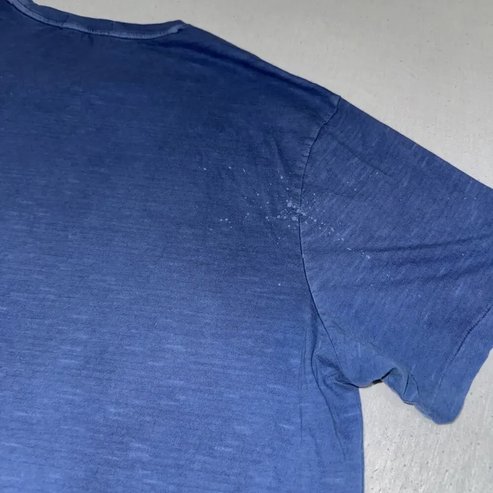 Polo Ralph Lauren T-Shirt Adult 3XB Tall Blue Palm Island Supplies Single Stitch